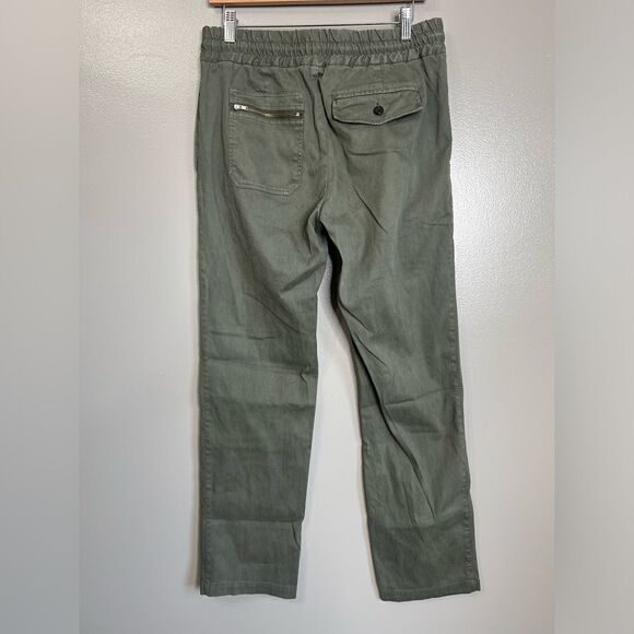 Bldwn drawstring green mens pants small Gorpcore athleisure grunge outdoor - Picture 2 of 11